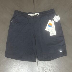 Vuori Dark Blue Athletic Shorts